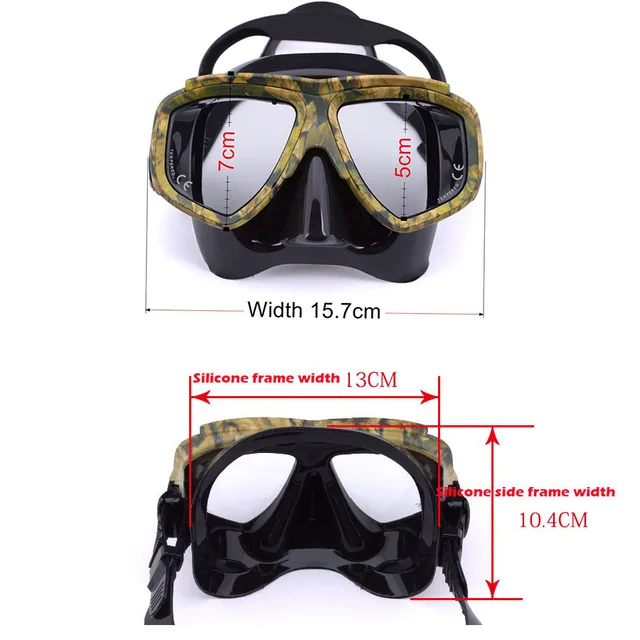 Camouflage Scuba Diving Mask 2