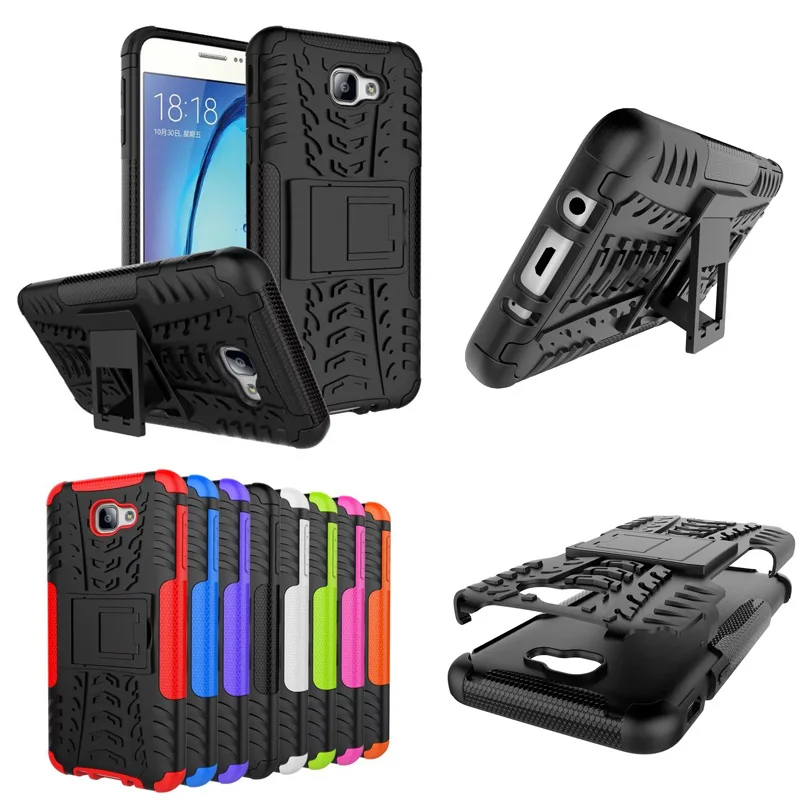 HEAVY DUTY SHOCKPROOF BUILDER HARD CASE WITH STAND for samsung Galaxy j7 2017 J7 V / Perx Sky Pro Prime | Мобильные телефоны и