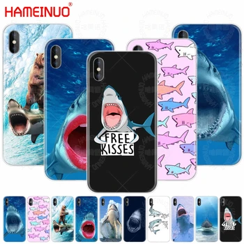 HAMEINUO 바다 고래 상어 물고기 iphone X 8 7 6 4 4 5 5s SE 5c 6s plus