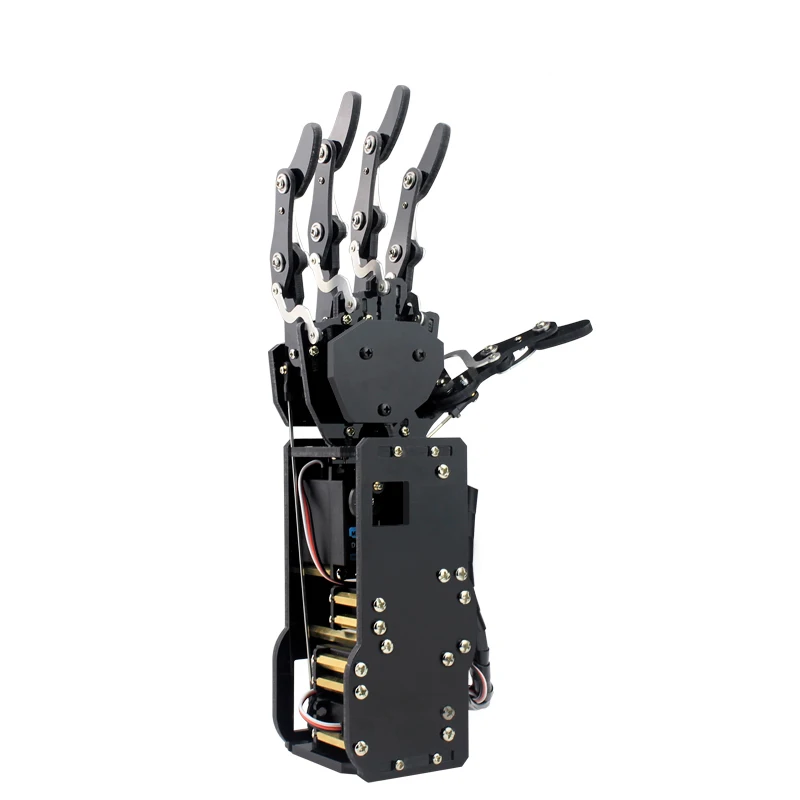

UHand Metal Manipulator Arm Robot Arm Five Fingers Multi-controlling Phone PC Handle Built-in Bluetooth Power Switch Alarm 6CH
