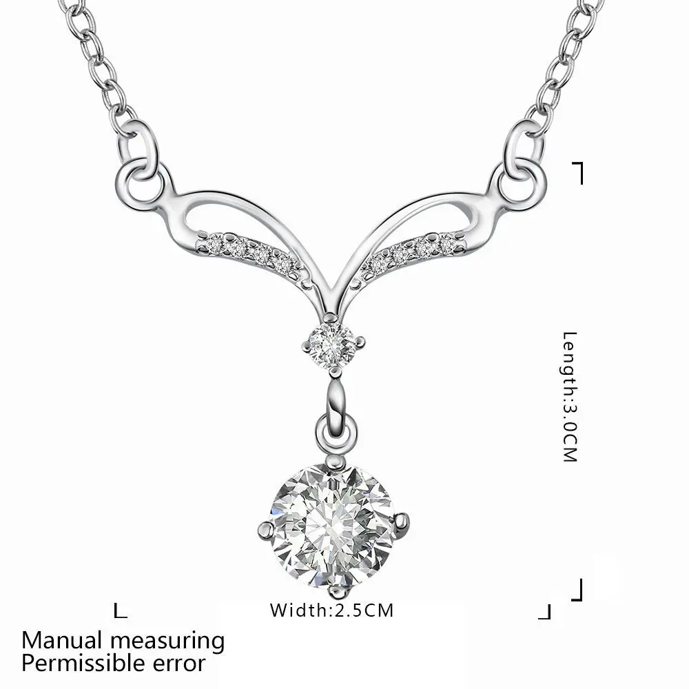 Buy Wholesale 925 Fashion Silver Beautiful Necklaces