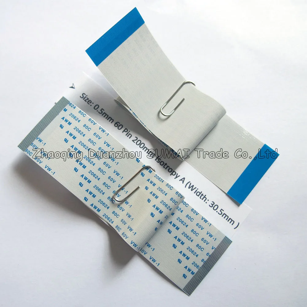 Гибкий плоский кабель FFC/FPC 60 контактов 0 5 мм 200 мм|awm 20624|cable 0.5mmcable flat |