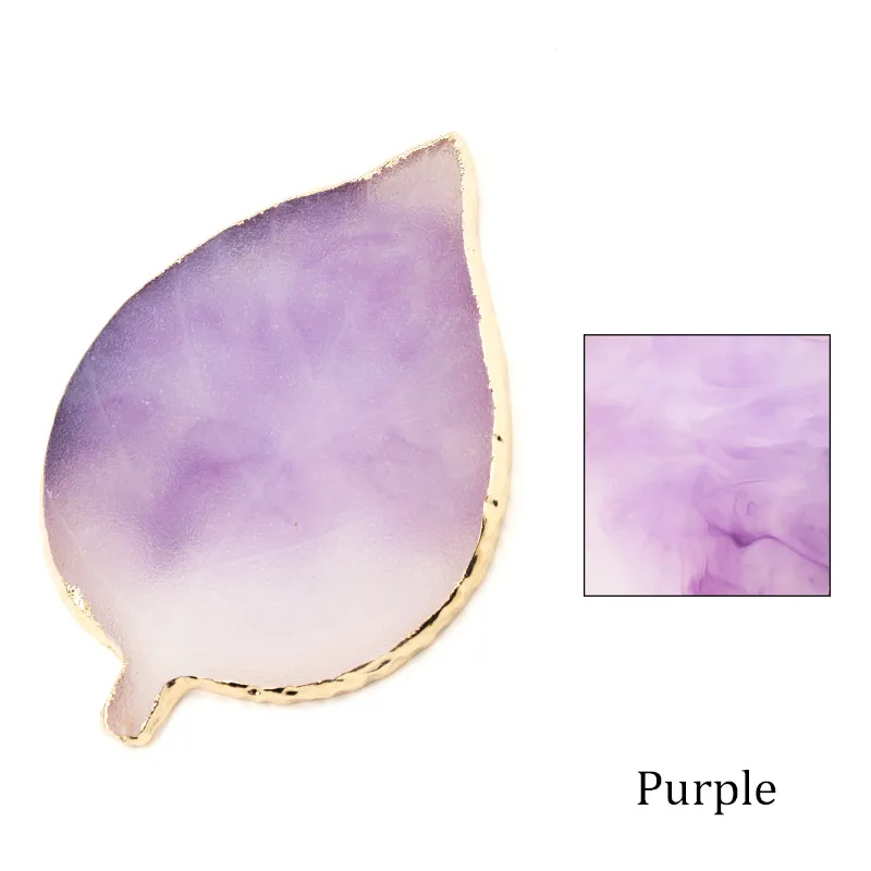 Purple 1 шт., подставка для наращивания накладных ресниц, поддон, коврик из смолы, листообразный клей для ресниц, держатель для накладных ресниц, инструменты для наращивания макияжа - Цвет: Purple