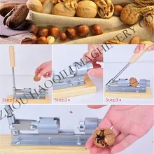 Горячий сплав деревянный орех крекер зажим | приспособление для раскалывания грецких орехов кухонный инструмент зажим | домашний орех щипцовое устройство