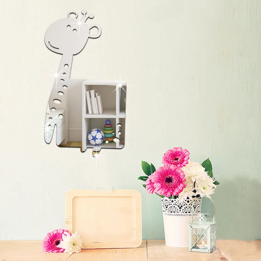 Funlife DIY настенные наклейки с защитой окружающей среды PS зеркальные для детской
