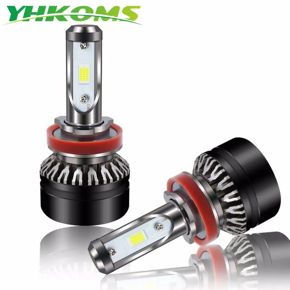 СВЕТОДИОДНЫЙ Автомобильный светильник YHKOMS H11 H8 9005 HB3 9006 HB4 H1 H3 H4 H7 40 Вт 5000LM|h11 led bulb|led