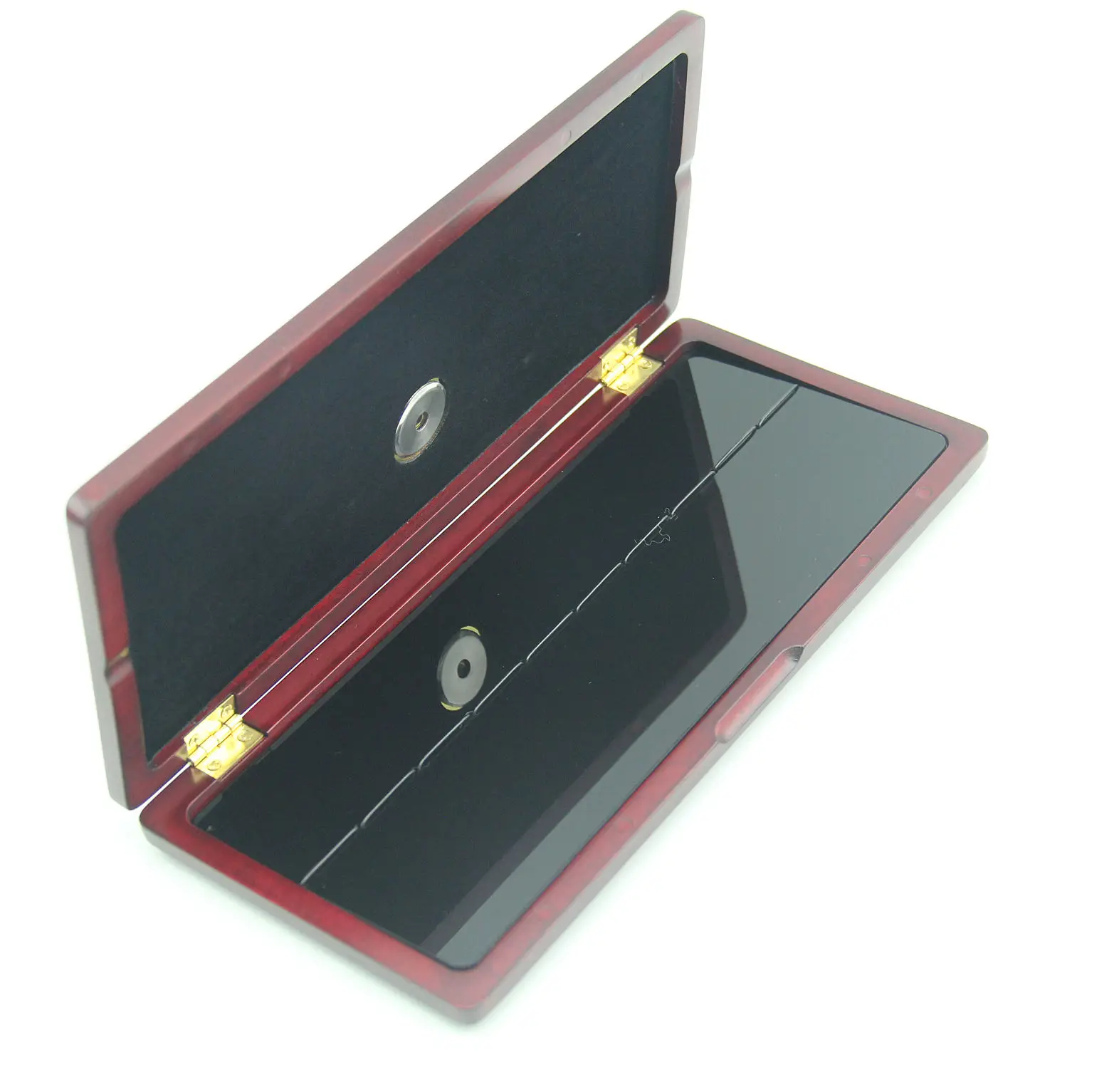 

1pcs Beautiful Handmade Maple Wood Saxophone Clarinet Reeds CaseBox Hold10 Reeds