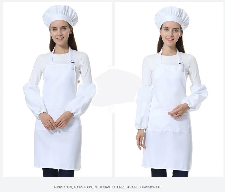 Мода для взрослых полиэстер висячий фартук на шею для приготовления пищи выпечки кухни ресторана официанта работы по индивидуальному заказу LTablier Delantal передник с логотипом