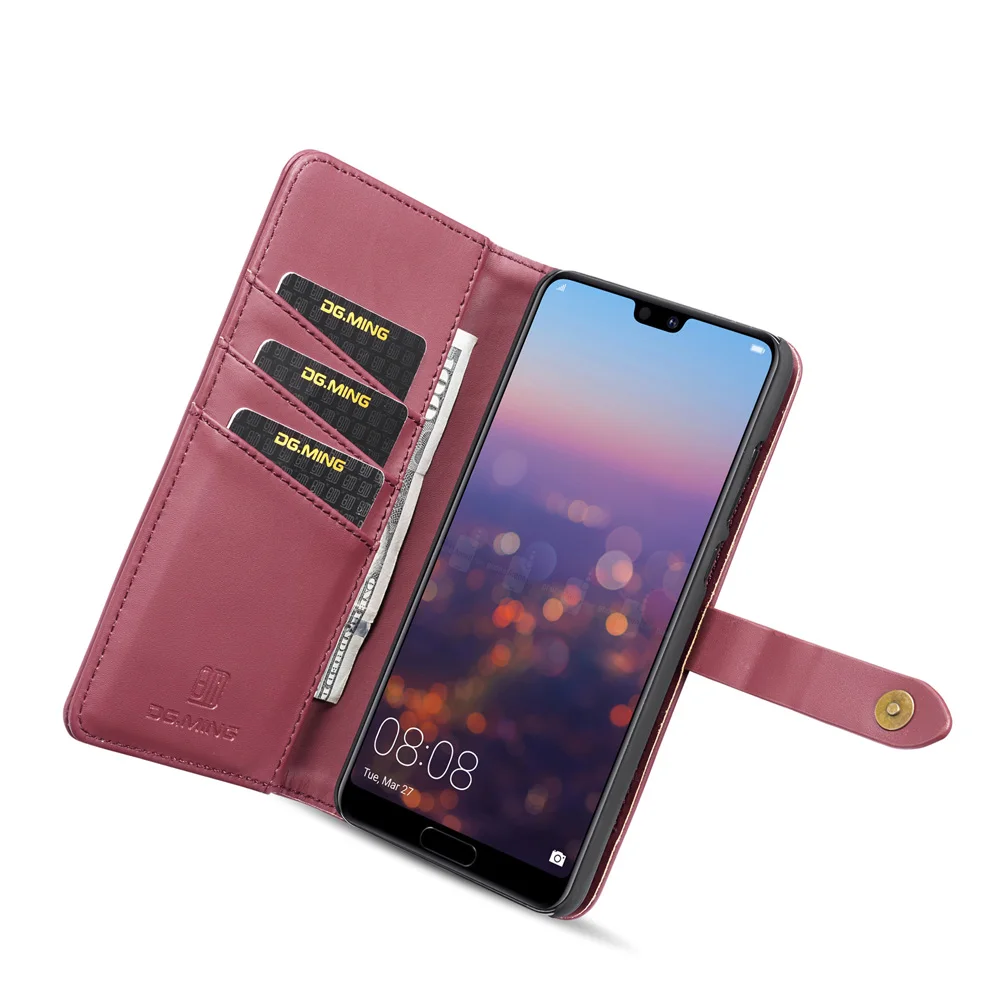 6 1 ''блокнот стиль карты карманные телефонные чехлы для huawei P20 Pro Чехол из