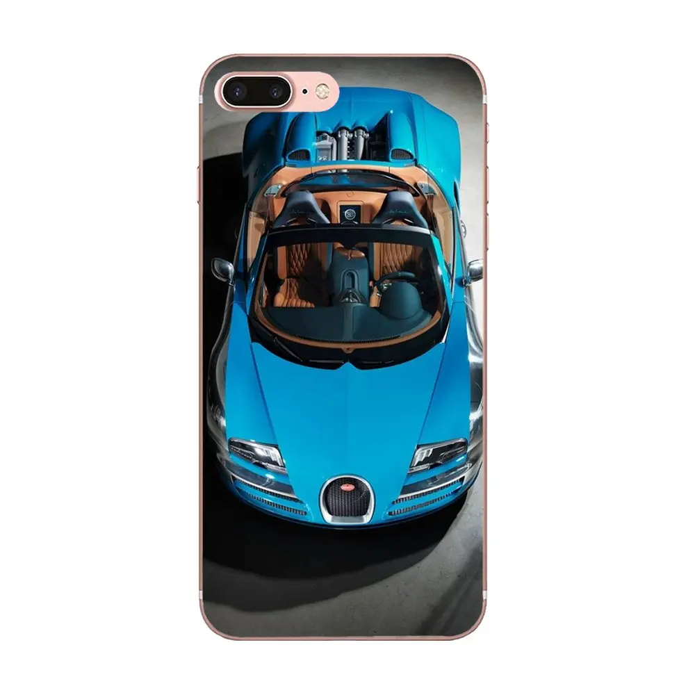 Роскошный спортивный гоночный автомобиль Bugatti медь ТПУ для Sony Xperia Z Z1 Z2 Z3 Z4 Z5 compact