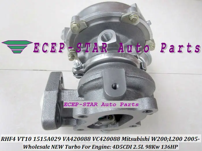 Бесплатная доставка RHF4 VT10 1515A029 VA420088 VB420088 турбо для Mitsubishi W200 L200 KB_T KA_T Pickup 2005 14 Di D 4WD