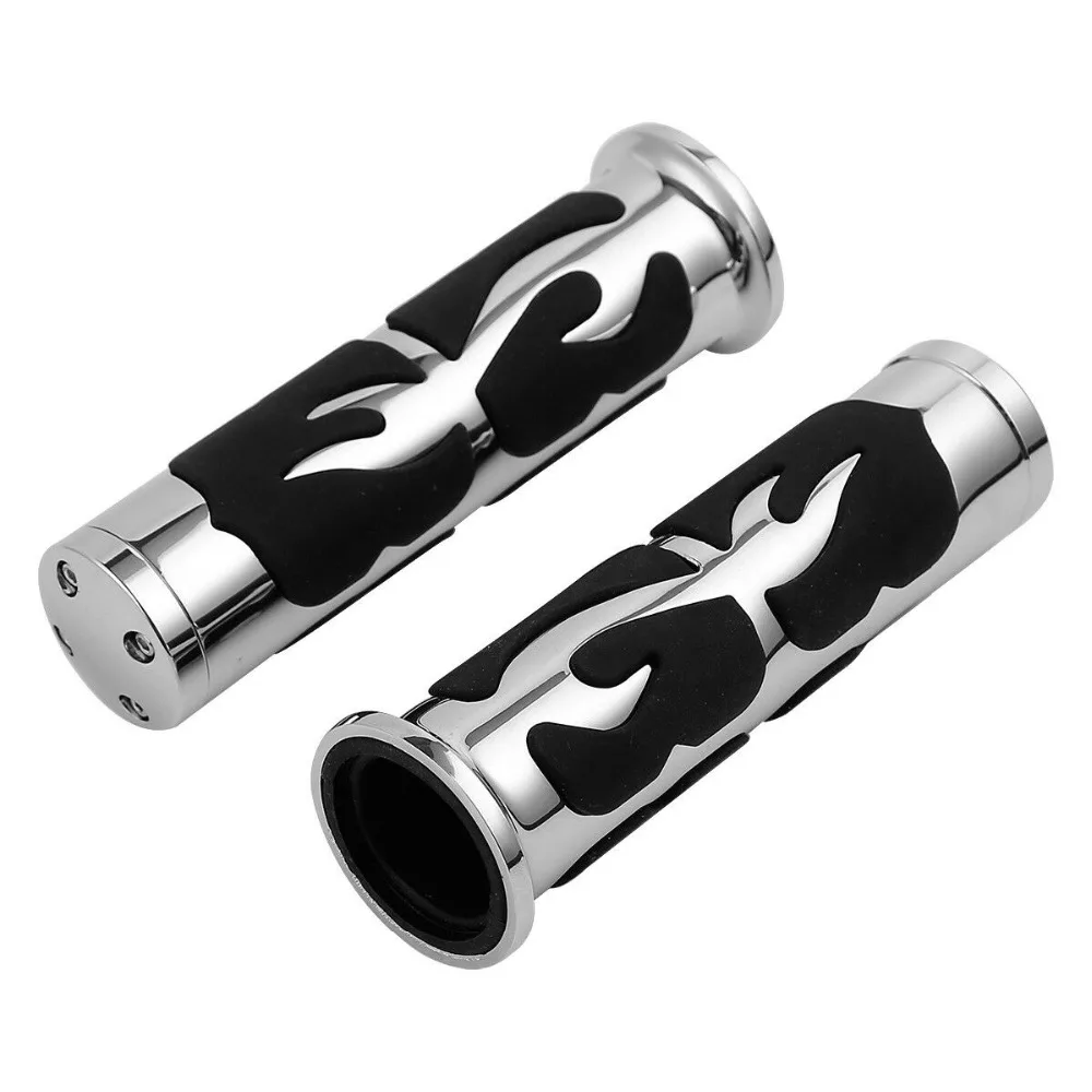 

2 x Motorcycle 1" 25mm Handlebar Hand Grips For Yamaha Suzuki Honda Kawasaki Harley Dyna Touring Softail