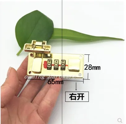 Чехол для путешествий, аксессуары для багажа, кодовый замок, защелка, скоба, железная 28*65 мм