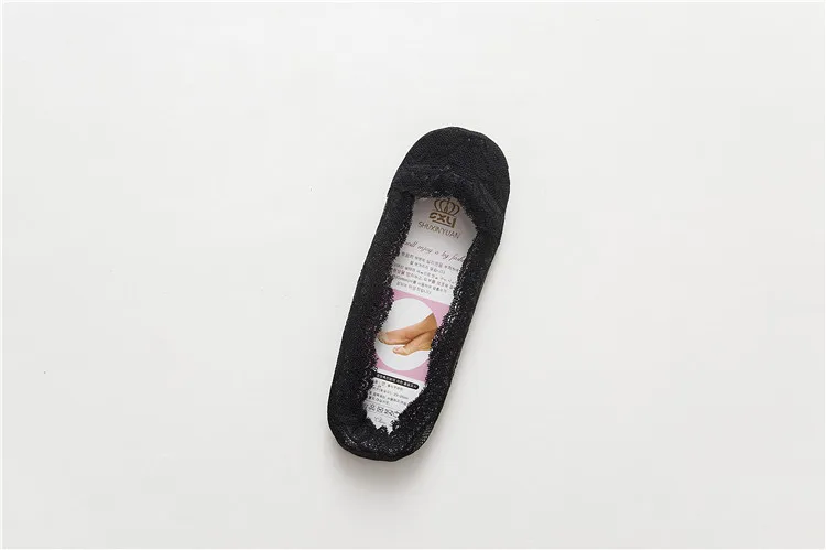 2 шт. = 1 пара Весна-осень японский стиль силиконовые кружева женский Невидимый Носки женские тапочки Носки