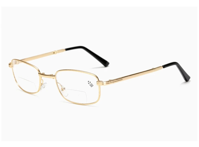Бифокальные складные очки для чтения для мужчин и женщин, диоптрические дальнозоркие многофокальные складные мужские очки+ 1,0+ 1,5+ 2,0+ 2,5+ 3,0+ 3,5 RS340