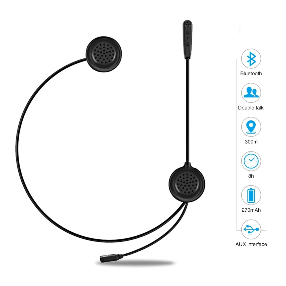 

EJEAS E200 300m Motorcycle Intercom Bluetooth Moto Helmet Wireless Headset Radio Without Intercom Skiing Moto For Two Riders