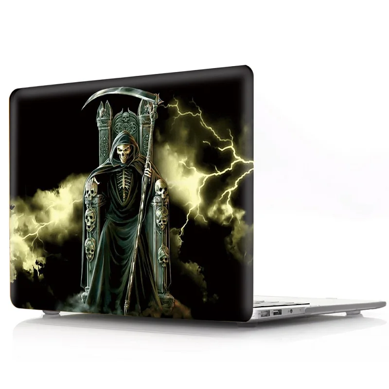 Череп для MacBook Pro 13 15 чехол для ноутбука A1278 A1286 CD rom Мультфильм Хэллоуин Жесткий ПК чехол для mac book Pro 13 15 Обложка - Цвет: 8