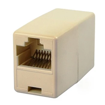 

Durable 10 X CAT5 RJ45 Network Cable Extender Plug Coupler Joiner Splitter Connector Adapter
