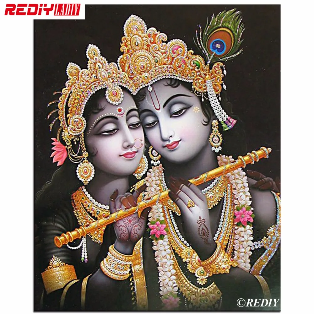 

Mosaic Pattern God of Hindu Diamond Embroidery Needlework 5D Diamond Painting Cross Stitch Full Round Drill Rhinestones Painting
