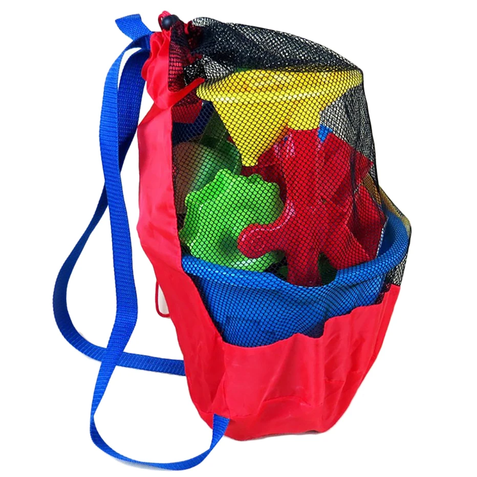 Детские игрушки сетчатый мешок для хранения детские пляжные игрушки органайзер для мужской или женской спортивной одежды полотенца сумка для хранения