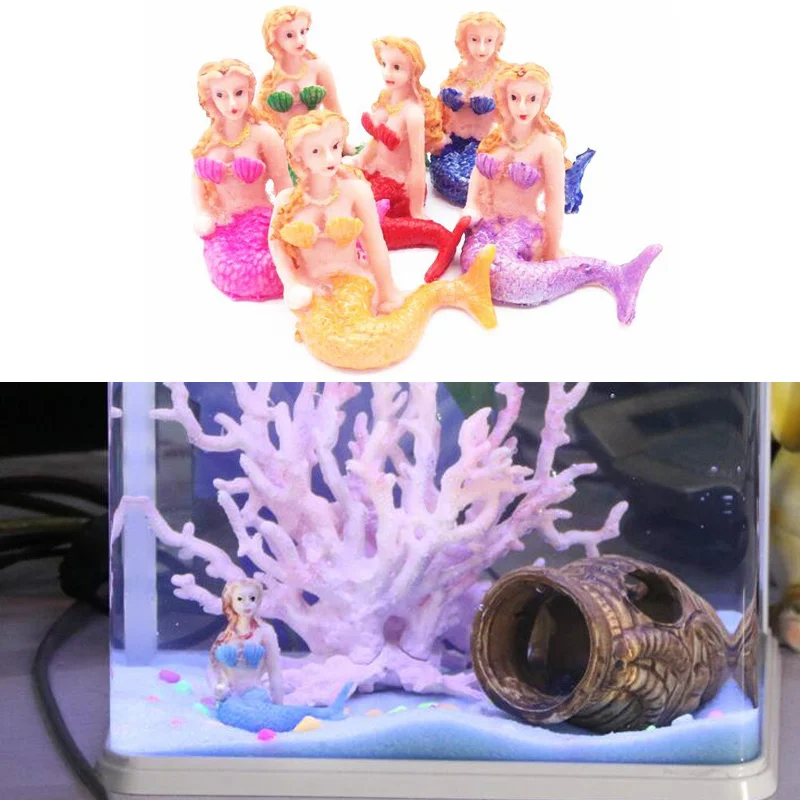mermaid aquarium ornament