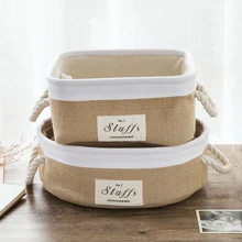 Мебель для дома японский стиль ткань коллекции корзина sundry закуски коробка игрушки корзина