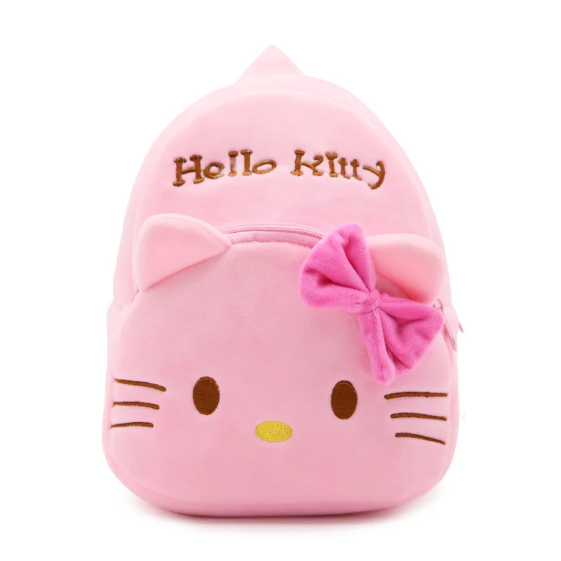 Kawaii hello kitty плюшевый рюкзак 23*21*9 см прекрасный плюшевая школьная сумка кошка плюшевый рюкзак подарок на день рождения для подарок ребенку на