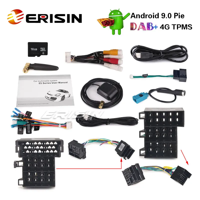 Flash Deal Erisin ES4863C 7" Car DVD Player GPS Android 8.1 DAB+ 4G Wifi TPMS DVR for Mercedes Benz Viano Vito W203 5