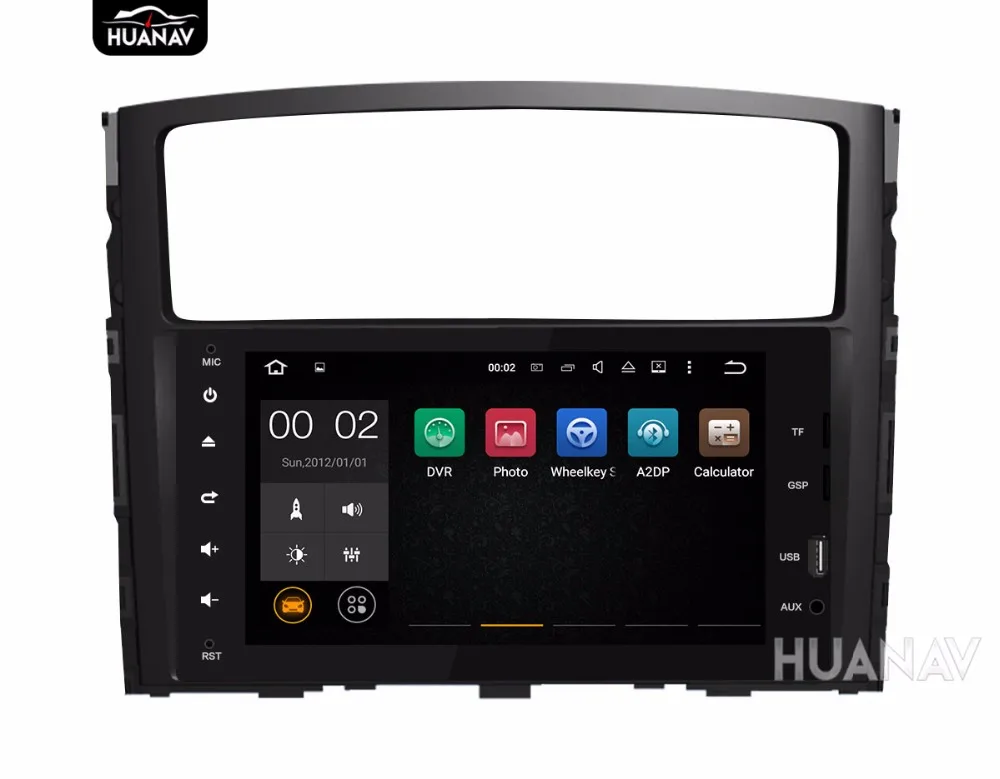 Excellent Car DVD player GPS navigation for MITSUBISHI PAJERO V97 V93 Shogun Montero 2006+ 8" MIRROK Link Android6.0 2GB+32GB Auto stereo 2