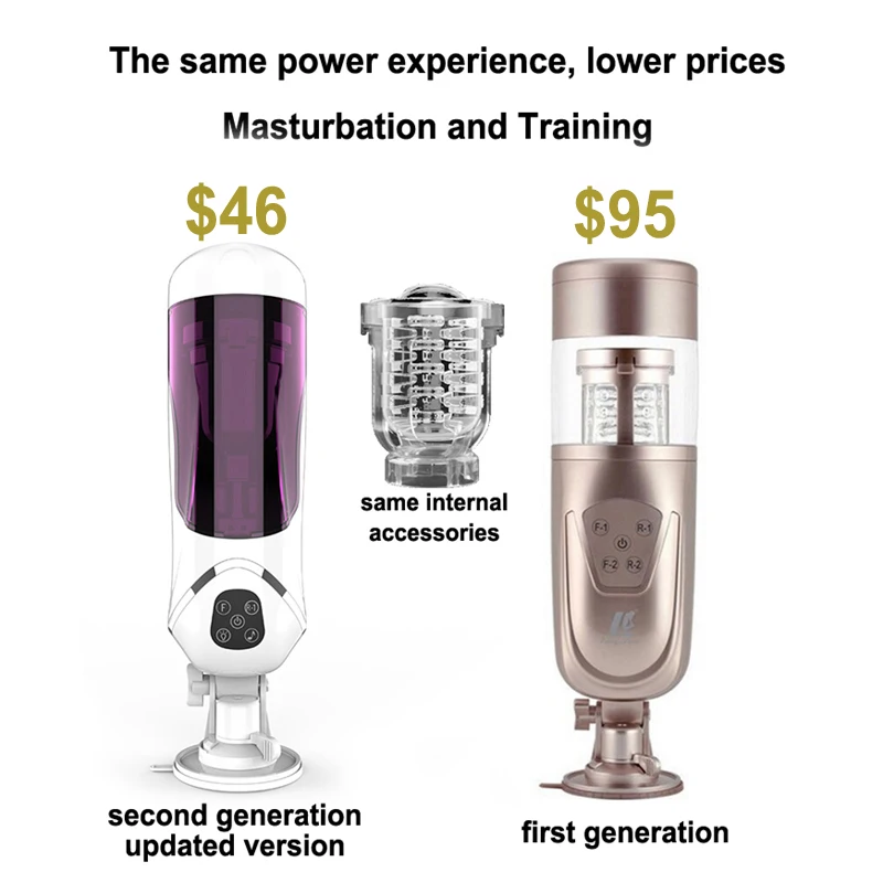 US $65.51 Best Automatic Telescopic Masturbation Cup Electric Rotating Retractable Hands Free Male Masturbator Sex Machine Sex Toy For Men