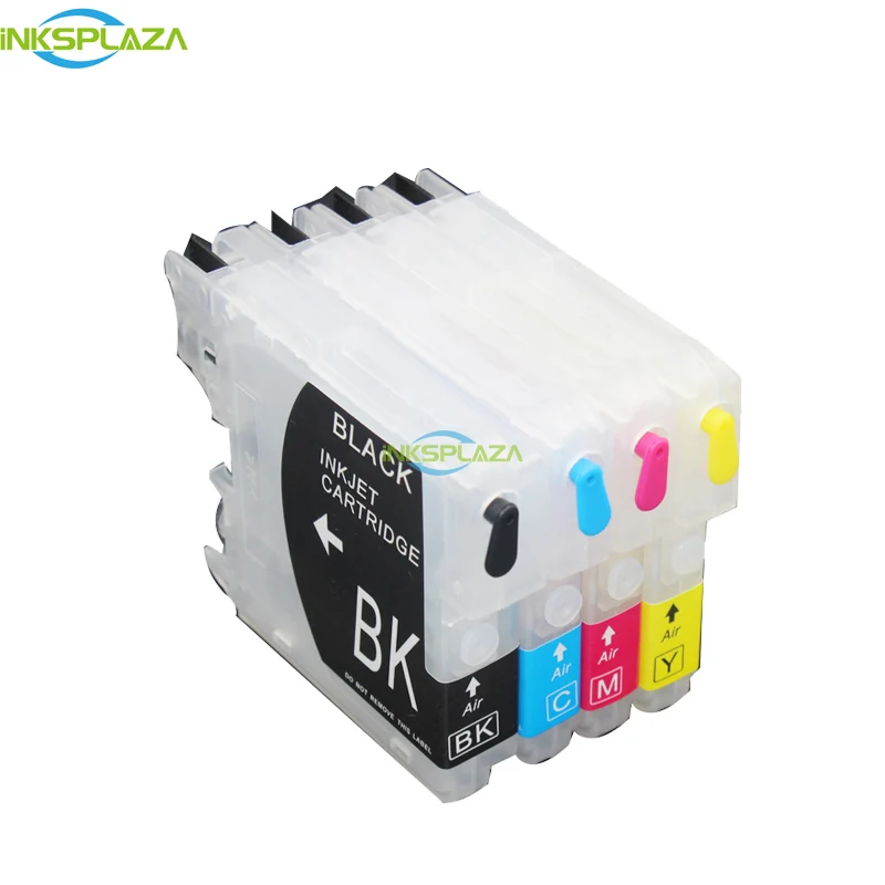 CISSPLAZA многоразовый картридж совместимый для brother LC39 LC980 lc60 lc975 DCP J125 J315W J515W MFC J415W J615