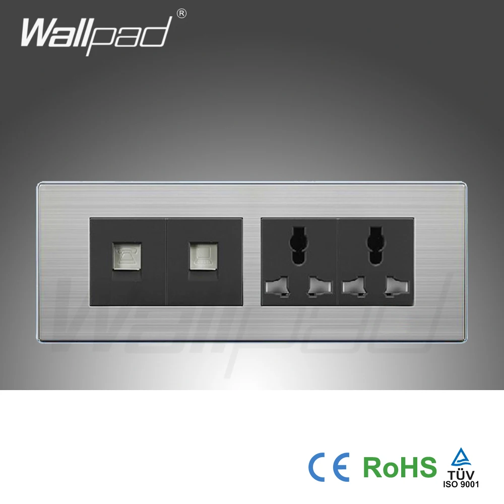 Универсальная Розетка COM + TEL 6 контактов 2019 дюйма от китайского производителя Wallpad