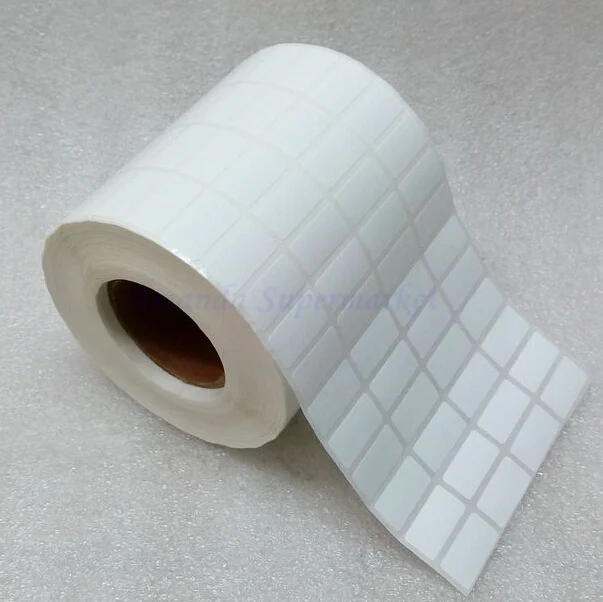 Glossy White PET Label Sticker 20mm x 10mm 10000 pieces PET Stickers Waterproof Oilproof Good Printing