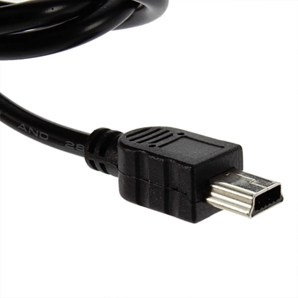 USB Charging Cable 80cm USB 2.0 Male A to Mini B 5-pin Charging Cable For Digital Cameras Hot-swappable USB Data Charger Cable