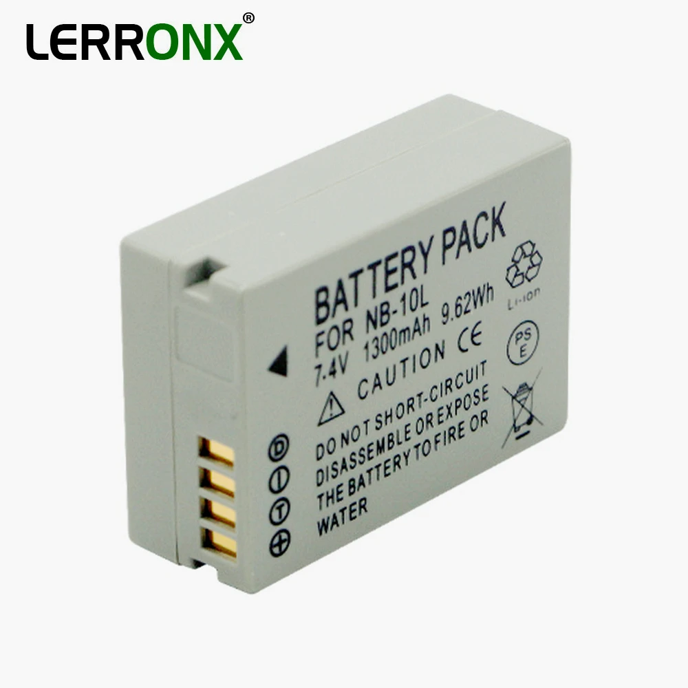 Nb-10L Nb10L 7.4V 1300Mah Batteria Per Fotocamera Ricaricabile Al Litio Nb 10L Per Canon Powershot G1X G3X G15 G16 Sx40Hs Sx50Hs Sx60Hs