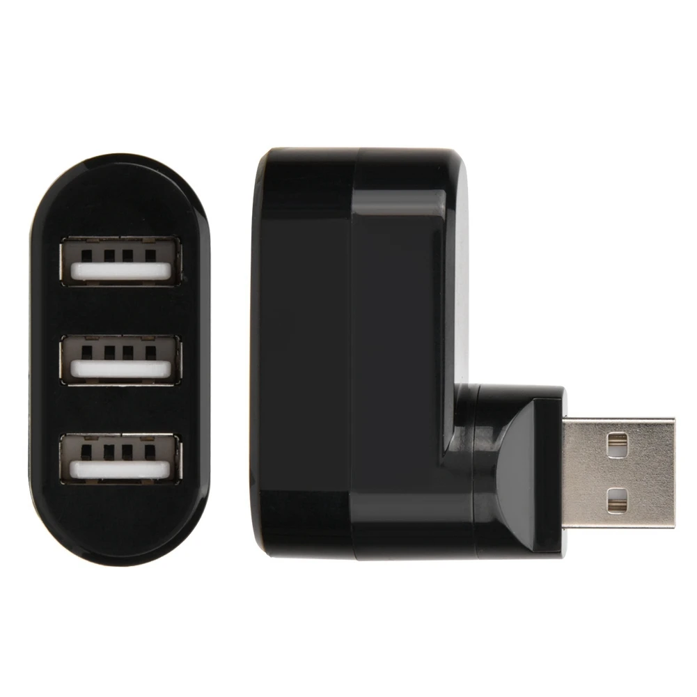 USB концентраторы порты USB 2,0 Мини Вращающийся сплиттер адаптер концентратор для компьютер, ноутбук, лептоп Mac горячая распродажа