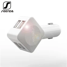 Seenda ための iphone の携帯電話急速充電器 4 ポート usb 車の充電アダプタサムスン ipad xiaomi iphonex 車の中で(China)