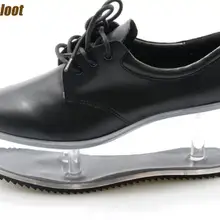 Женская повседневная обувь на шнуровке из гладкой кожи; Цвет черный, белый; красивая женская обувь на прозрачной платформе; весенняя обувь с высокой подошвой