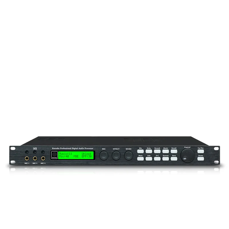 DSP Professional Power Karaoke designed Preamp With 99 Digital Reverb Effects Adjustment Loudspeaker Without Noise for