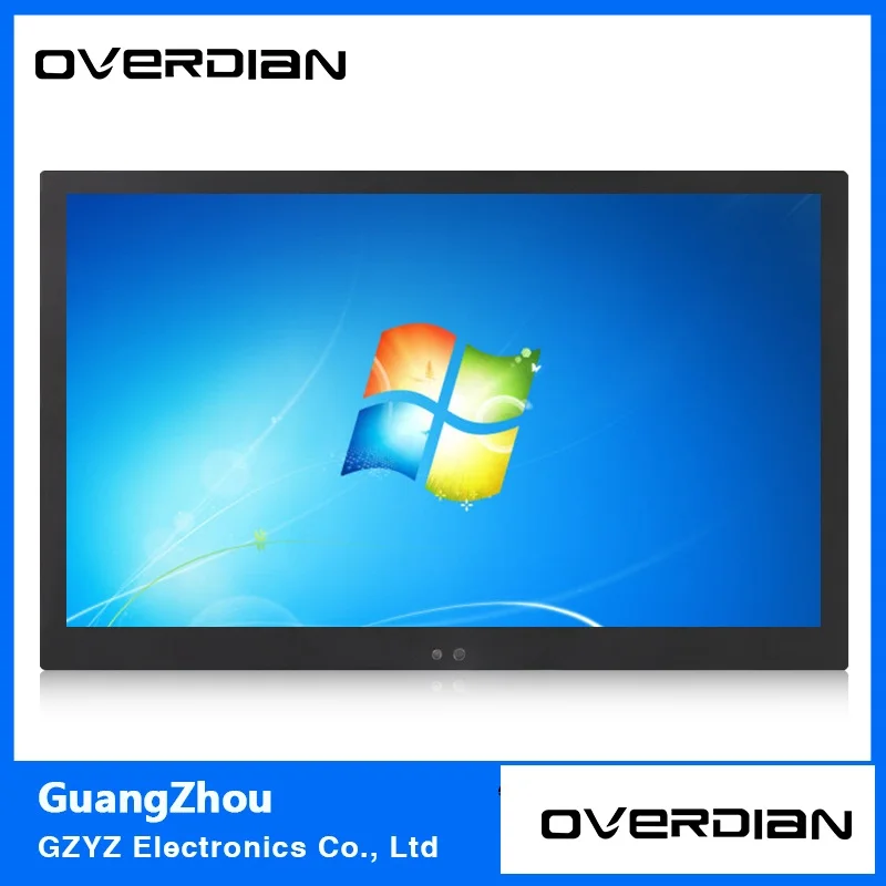 

21"/21.5 inch VGA/DVI Interface Multi-Touch Screen Industrial Control LCD Monitor/Display Metal Shell Fixed Ear Installation