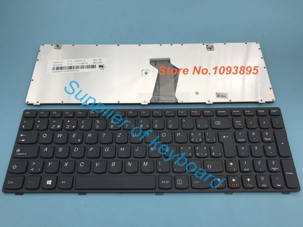 Новая швейцарская немецкая клавиатура для ноутбука Lenovo G580 Z580 V580 G580A V580A Z580A G585 G585A |