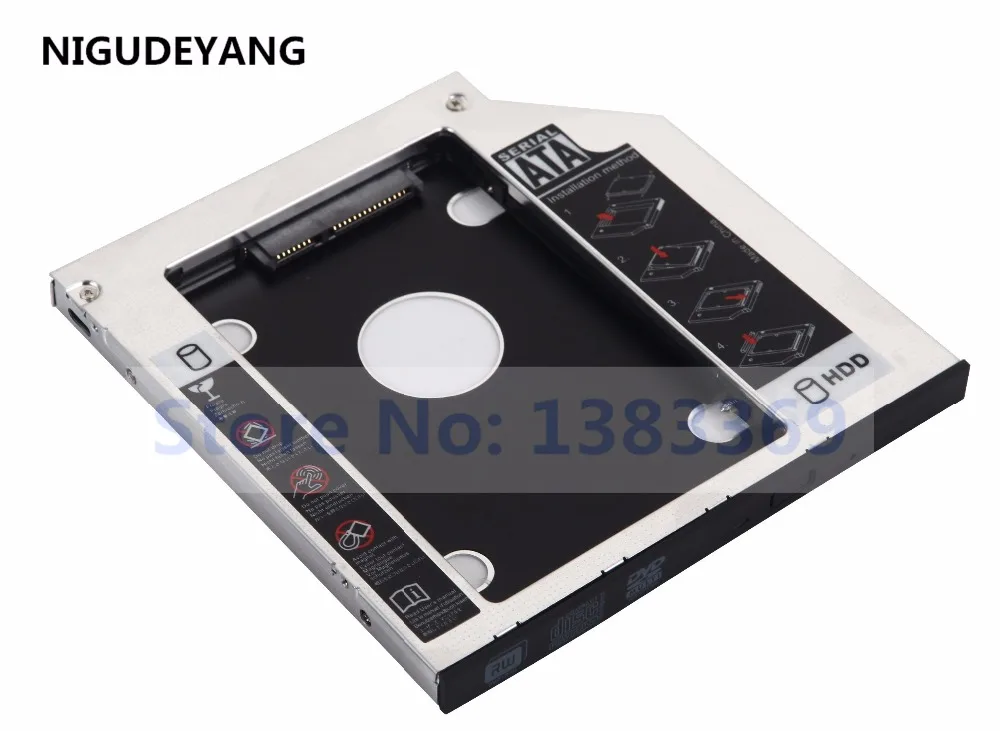 Nigudeyang SATA 2nd жесткий диск HDD Caddy для Fujitsu SH560 SH561 SH760 P8020 S6421 S6420 S6520