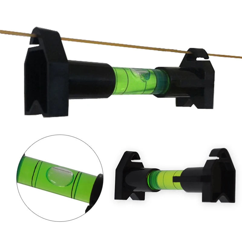 Mini String Bubble Level Spirit Level Small Spirit with Mounting Holes Water Level Tool with
