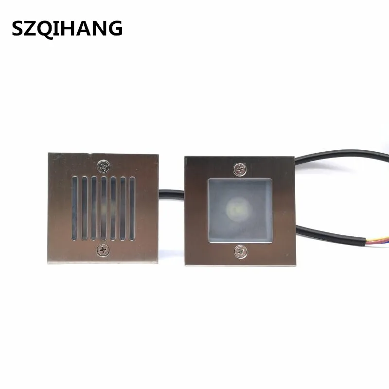 

AC85~265V/DC12V LED Waterproof 3W/6W Underground Lights Outdoor Step stairs Lights for Garden Patio Landscape Decoration Lamp