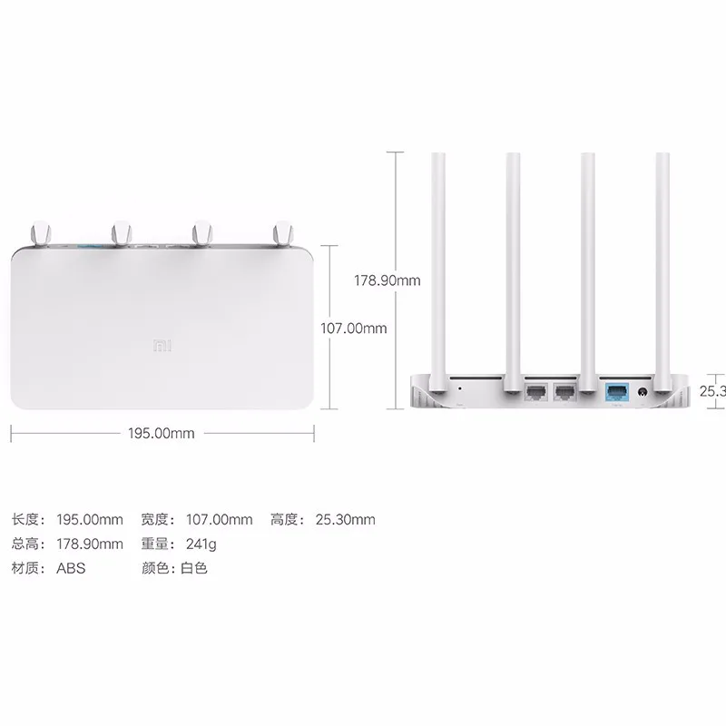 Xiaomi Mi wifi роутер 3C rom 64MB 2,4G 300Mbps wifi повторитель английская версия приложение управление Wi-Fi Roteador