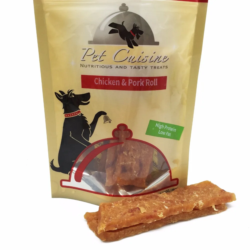 Pet Cuisine Dog Treats Training Snacks Food, Chicken & Pork Roll