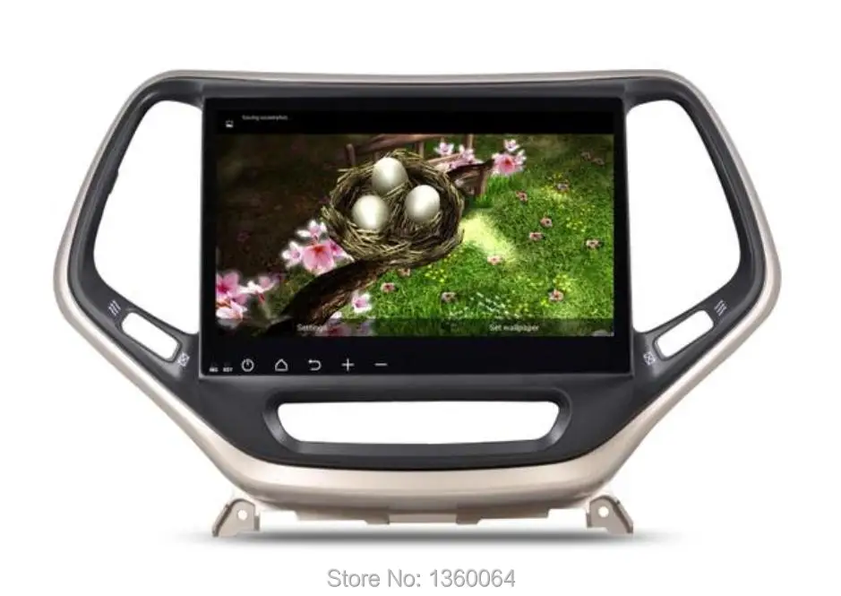Sale 10.2" Quad Core 1024X600 Android 6.0 Car Radio DVD GPS Navigation Bluetooth Stereo Head Unit for Jeep Cherokee 2015 2016 WIFI 3G 6