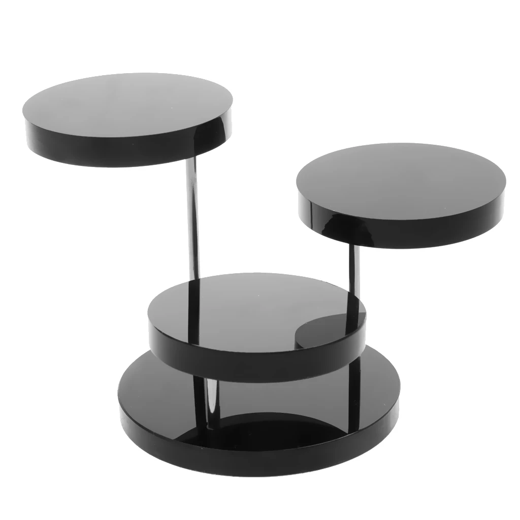 Jewelry Rack Bracelet Ring Stand Organizer Holder Display Round Acrylic Tray Brooch Pins Necklace Bracelet Jewelry Packaging 