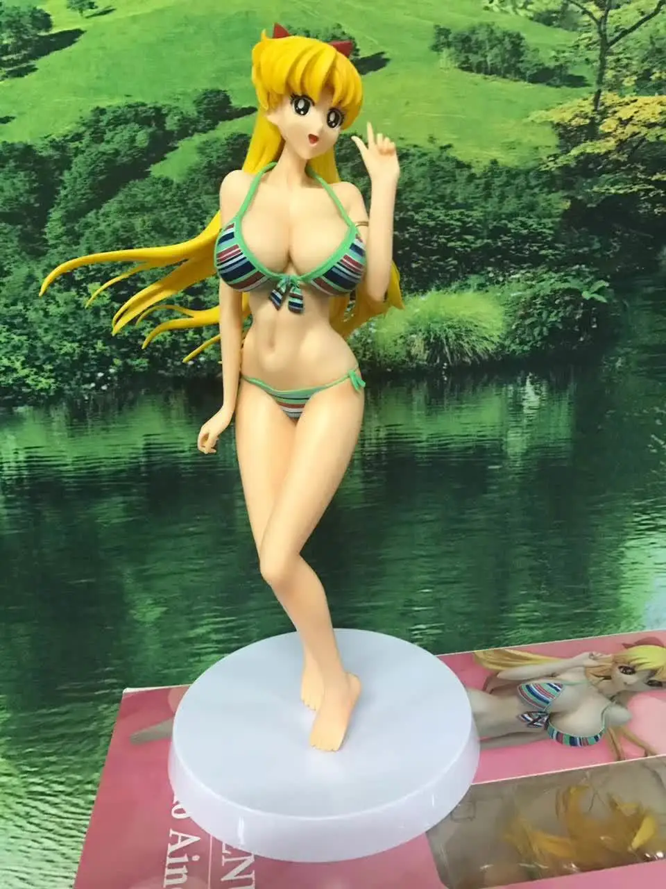 Аниме сексуальная фигурка Сейлор Мун красивый Хранитель Венера Minako Aino купальник