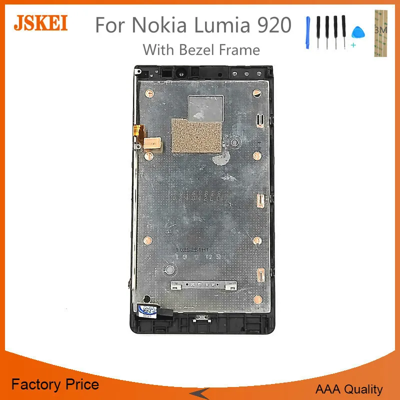

LCD For Nokia Lumia 920 LCD Screen With Touch Screen Digitizer Assembly With Bezel Frame